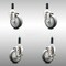 Service Caster 4 Inch 316SS Thermoplastic Rubber Swivel 7/8 Inch Stem Caster Brake SCC, 2PK SCC-SS316EX20S414-TPRB-2-TLB-2-78 - alternate 3